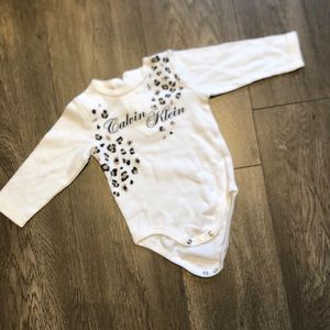 Calvin Klein baby onesie 3-6 months